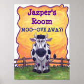 Cow My Room Poster ポスター (正面)