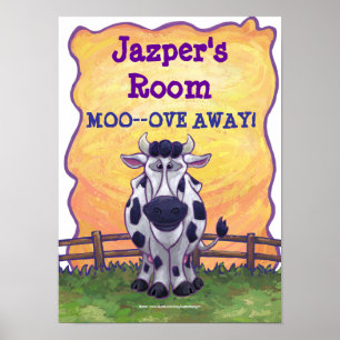 Cow My Room Poster ポスター