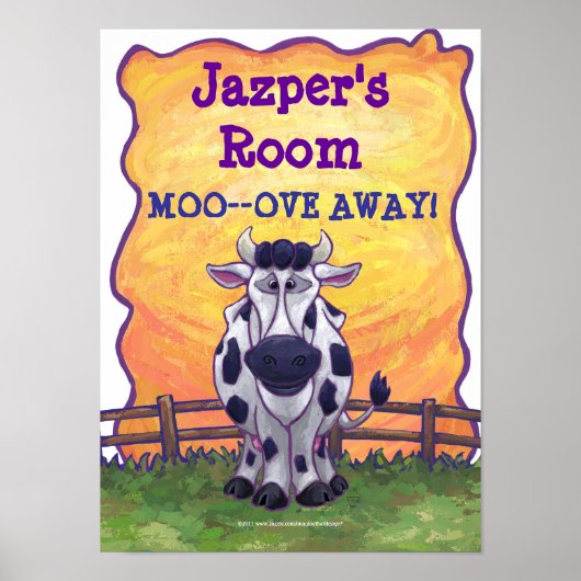 Cow My Room Poster ポスター (正面)