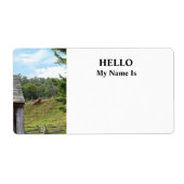 Cow on Hill ラベル (正面)