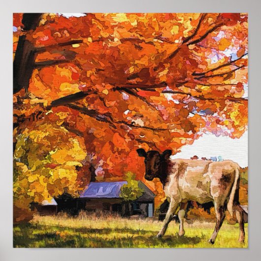 Cow Painting ポスター (正面)