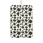 Cow Pattern Black and White カーエアーフレッシュナー (裏面)