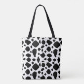 Cow Pattern Black and White トートバッグ (裏面)