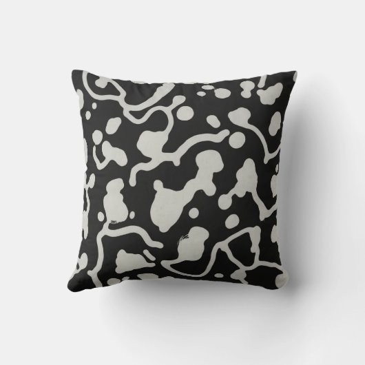 Cow pattern Throw Cushion クッション (裏面)
