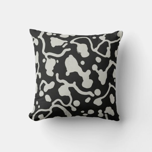 Cow pattern Throw Cushion クッション (正面)