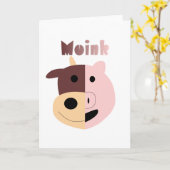 Cow + Pig =モインクカード カード (黄色い花)