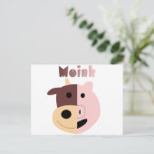 Cow + Pig = Moinkポストカード ポストカード (スタンド正面)
