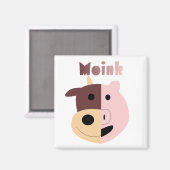 Cow + Pig = Moinkマグネット マグネット (正面/裏面)