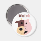 Cow + Pig = Moinkマグネット マグネット (正面/裏面)