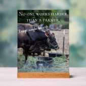 cow poster アクリルサイン (ニュートラル)