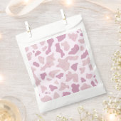 Cow Print Pattern フェイバーバッグ (クリップ留めされた状態)