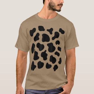 Cow Print Pattern Animal Halloween Costume Tシャツ
