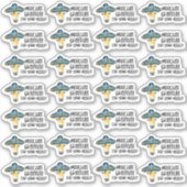 Cow Punの注文に感謝おもしろいする シール (正面)