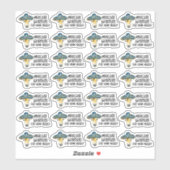 Cow Punの注文に感謝おもしろいする シール (シート)