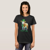 Cow St Patrick Leprechaun Shamrock Irish Dairy Luc Tシャツ (正面フル)