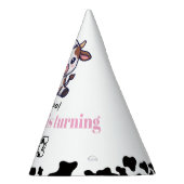 Cow Theme First Birthday パーティーハット (右)
