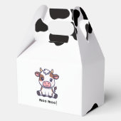 Cow Theme First Birthday フェイバーボックス (正面)