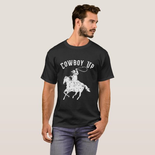 Cow Up For Rodeo Fans And Western Tシャツ (正面フル)