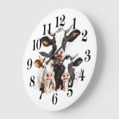 Cow Wall Clock ラージ壁時計 (傾斜)