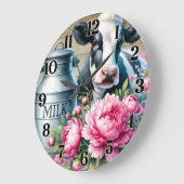 Cow Wall Clock ラージ壁時計 (傾斜)