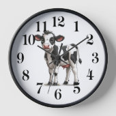 Cow Wall Clock 壁時計 (正面)