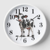 Cow Wall Clock 壁時計 (正面)