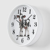 Cow Wall Clock 壁時計 (傾斜)