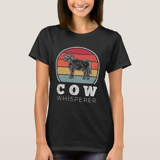 Cow Whisperer  Farmer Tractor Livestock Farm Farmi Tシャツ (正面)