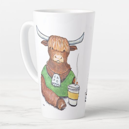 Cowabunga Cafe Cup カフェラテマグ (左アングル)