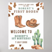 COWBOYの最初の誕生日パーティー ポスター (正面)