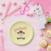 Cowboyをテーマにしたプレートの誕生日 ペーパープレート (パーティー)