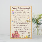 Cowboy 10戒め-ファームおもしろい 便箋 (スタンド正面)