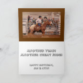 Cowboy and Horse Birthday Card カード (内部)