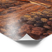 Cowboy and Horse Sunset フォトプリント (角)