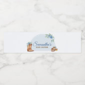 Cowboy Baby Shower ペットボトルラベル (シングルラベル)