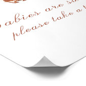 Cowboy baby shower - Babies are sweet ポスター (角)