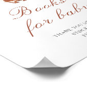 Cowboy baby shower - books for baby ポスター (角)