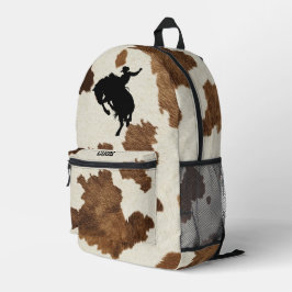Cowboy Backpack | Personalized Western Rodeo  プリントバックパック