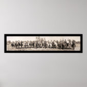 Cowboy Band Oregon写真1911 ポスター (正面)