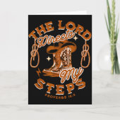 Cowboy Bible Scripture Verse Western Country Jesus カード (正面)