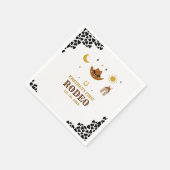 Cowboy Birthday Boy スタンダードカクテルナプキン (角)