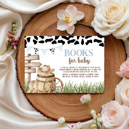 Cowboy Books for Baby Card エンクロージャーカード