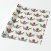 Cowboy boot Christmas Wrapping Paper ラッピングペーパー (アンロールド)