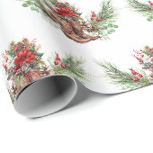 Cowboy boot Christmas Wrapping Paper ラッピングペーパー (ロールコーナー)