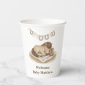 Cowboy Boots and Foal Baby Shower 紙コップ (裏面)