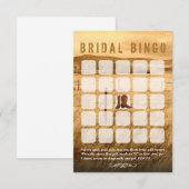 Cowboy Boots CountryブライダルシャワーBingo Cards 招待状 (正面/裏面)