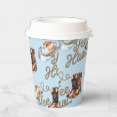 Cowboy Boots First Rodeo Birthday 紙コップ (右)