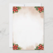 Cowboy Boots Merry Little Country Christmas Party 招待状 (裏面)