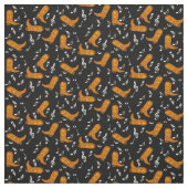 Cowboy Boots Music Notes ファブリック (見本)