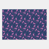 Cowboy Boots Music Notes ラッピングペーパーシート (正面2)